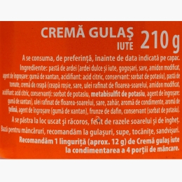 Cremă gulaș iute 210g