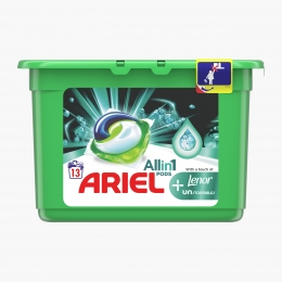 Detergent de rufe capsule All in One Pods Plus Unstoppables, 13 spălări