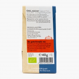 Chili eco măcinat 40g