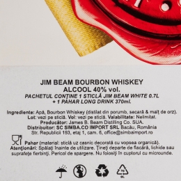 Bourbon Whiskey, 40%, USA, 0.7l + cutie