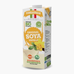 Băutură vegetală eco din soia integrală și vanilie 1l