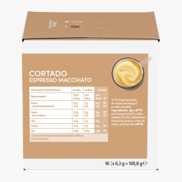 Espresso Macchiato Cortado 16 băuturi 100.8g, capsule cafea 