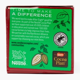 Praline de ciocolată neagră cu mentă și cireșe 200g