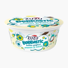 Iaurt cu bule de ananas și cocos Bobbastic, 150g