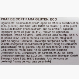 Praf de copt eco, fără gluten 3x17g