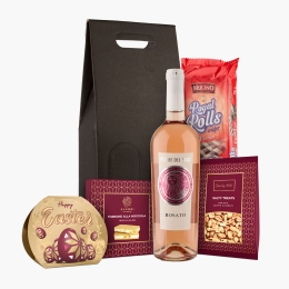 Coș cadou pentru Paște "Lila"