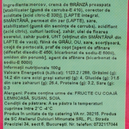 Prăjitură Carrot Cake 250g