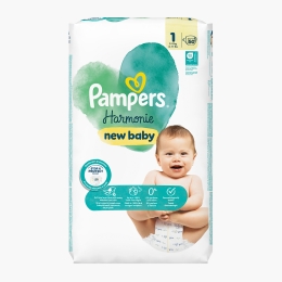 Scutece Harmonie mărimea 1, 2-5kg, 50 buc