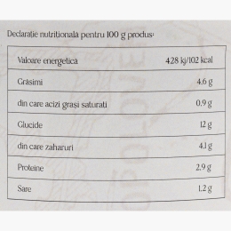 Sarmale de post cu ciuperci învelite în foi de varză murată 370g