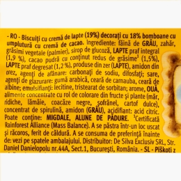 Biscuiți cu cremă de lapte Fun Bites Milk 100g