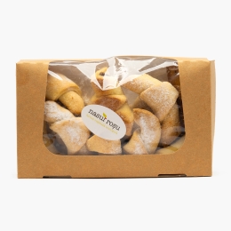 Cornulețe fragede cu gem și nucă 200g