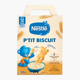 Biscuiți pentru copii P'tit biscuit, 12+ luni, 180g