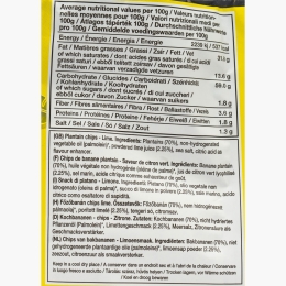 Chipsuri din banane plantain cu lime 70g