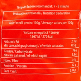 Paste făinoase cu ouă - scoici 400g