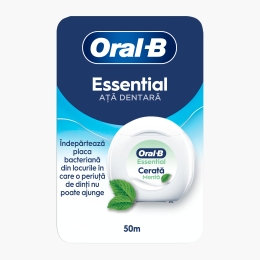 Ață dentară Essential, cu aromă de mentă 50m