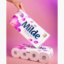 Hârtie igienică Relax Purple 3 straturi 8 role