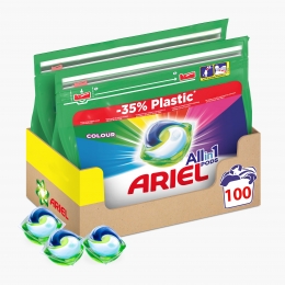 Detergent de rufe capsule All in One Pods Color, 100 spălări