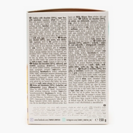 Biscuiți fără zahăr cu ciocolată 150g