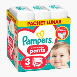Scutece chiloțel Active Baby Pants XXL Box, mărimea 3, 6-11kg, 210 buc