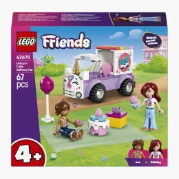 Mașină-unicorn pentru livrare de torturi, 42675 Friends, 67 piese, +4 ani