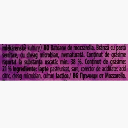Batoane mozzarella 80g