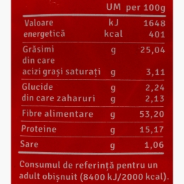 Semințe floarea-soarelui negre cu sare 40g