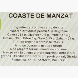 Coaste de mânzat 750g