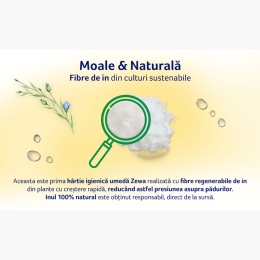 Hartie igienică umedă Almond, 2x80 buc