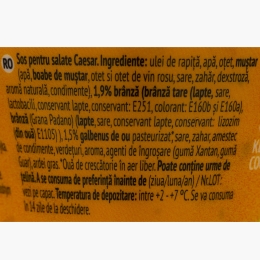 Sos pentru salată Caesar 250ml