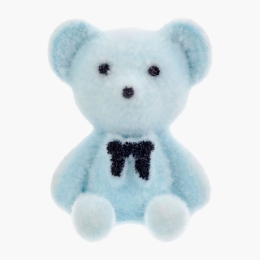 Mărțișor broșă pentru copii, ursuleț albastru