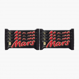 Baton ciocolată cu lapte, miez de caramel și nuga 8x47g, 376g