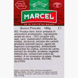 Șuncă presată feliată 100g