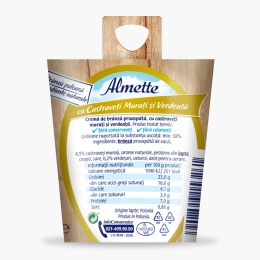 Cremă de brânză proaspătă cu castraveți murați și verdeață 150g