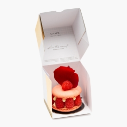 Macaron Ispahan cu cremă de trandafir, 150g