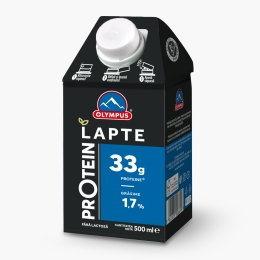 Lapte high protein, fără lactoză, 1.7% grăsime, 0.5l