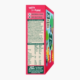 Biscuiți ECO pentru copii, cu umplutură de căpșuni și mere, +3 ani, 64g