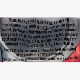 Bere blondă doză, 6x0.5l 