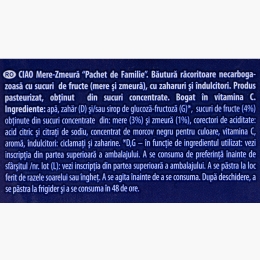 Băutură necarbogazoasă cu zmeură și mere, 2l