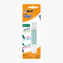 Set 3 rezerve pentru Roller Gelocity Illusion cu gel termosensibil verde