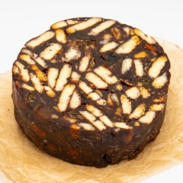 Salam de biscuiți cu fructe uscate și nuci 200g