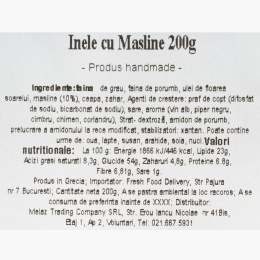Covrigi cu măsline - produs fabricat manual 200g