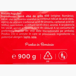 Biscuiți populari 900g
