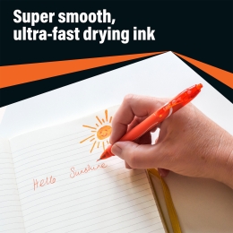 Set 4 pixuri cu gel Roller Gelocity Quick Dry (albastru, negru, roșu, verde)