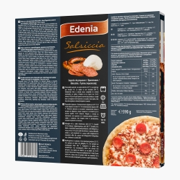 Pizza salsiccia cu blat subțire 390g