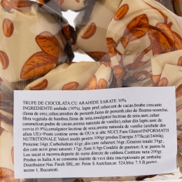 Trufe de ciocolată arahide sărate 200g