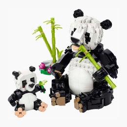 Animale sălbatice: Familia de urși panda, 31165 Creator 3 în 1, 626 piese, +8 ani
