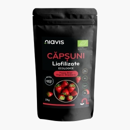 Căpșuni liofilizate eco 25g
