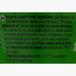 Sos pentru salată French 250ml
