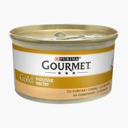 Hrană umedă pentru pisici, 85g, mousse curcan 