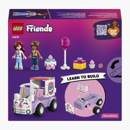 Mașină-unicorn pentru livrare de torturi, 42675 Friends, 67 piese, +4 ani